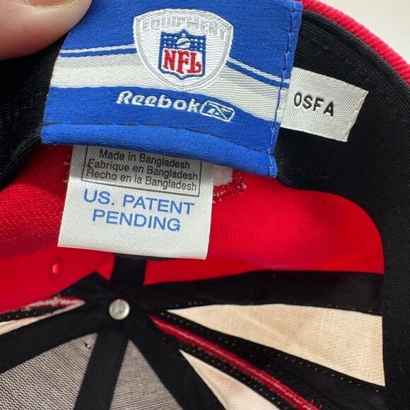 NFL Reebok Atlanta falcons Equipment Red Cap adjustable - Picture 7 of 9